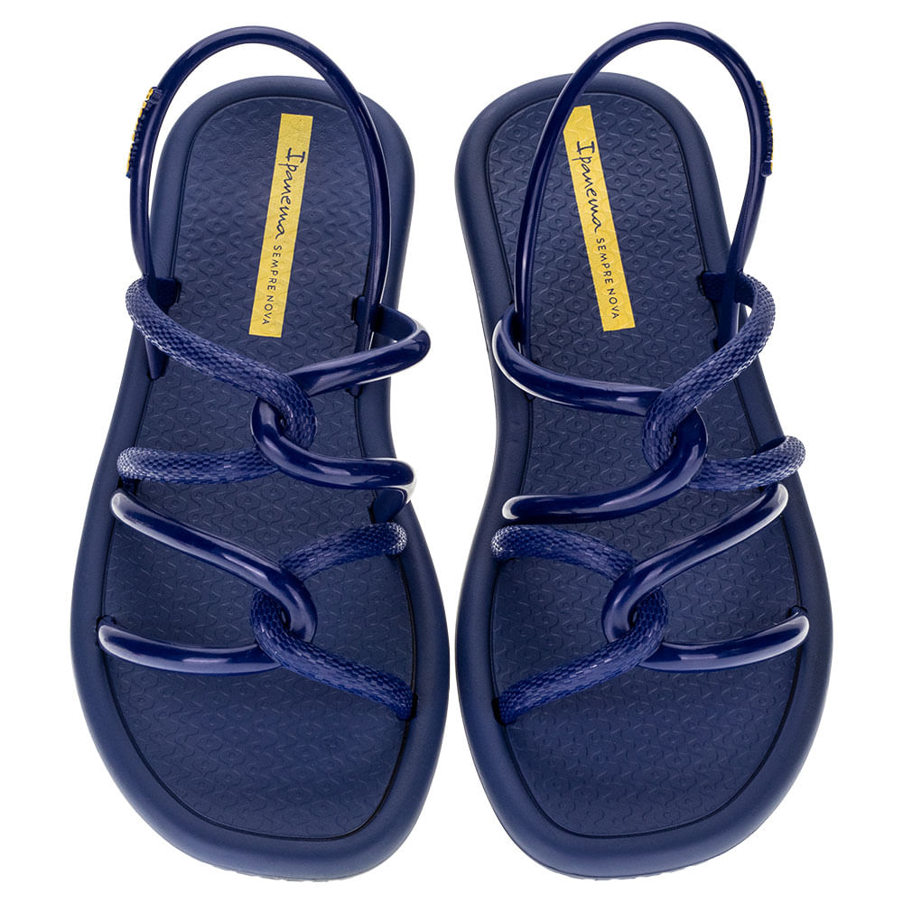 Sandália Feminina Rasteira Meu Sol Ipanema 27135 MARINHO