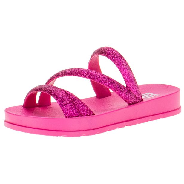 Sandália Infantil Slide Glitter Zaxy - 19008 PINK 29