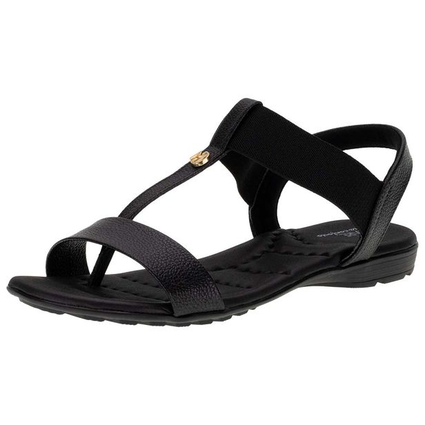 Sandália Feminina Flat Modare 7053163 PRETO 34