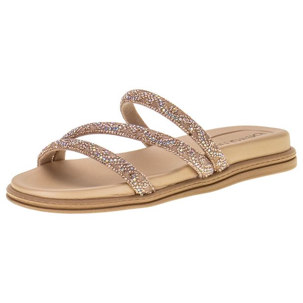 Tamanco Feminino Flat Beira Rio 8488108 BRONZE 34