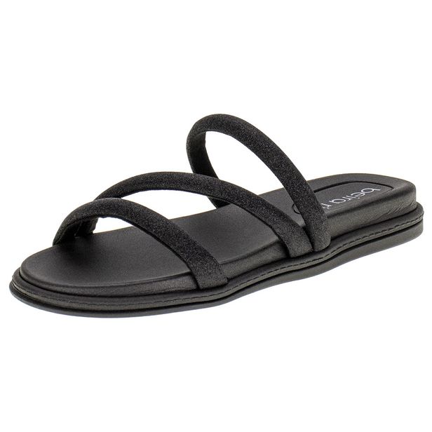 Tamanco Feminino Flat Beira Rio 8488108 PRETO 34