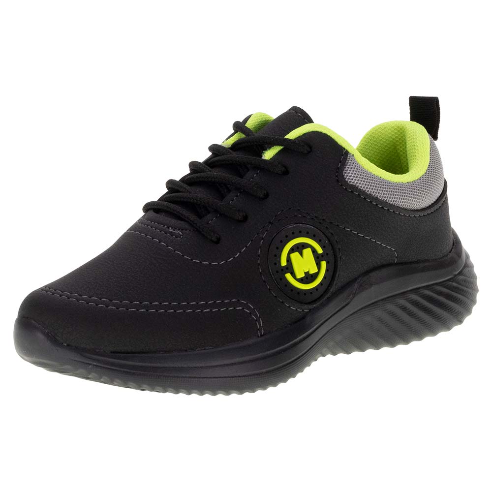 Tênis Infantil Masculino Molekinho 2832125 PRETO/VERDE