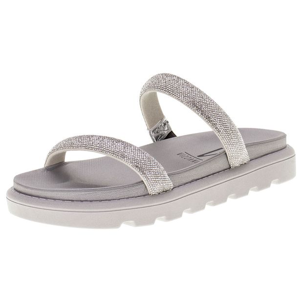 Tamanco Feminino Flat Vizzano 6459110 CINZA 34