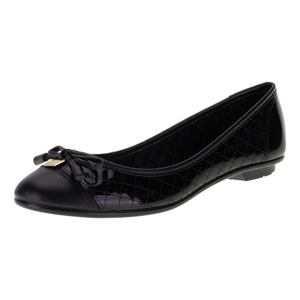 Sapatilha Feminina Flat Moleca 50271407 VERNIZ/PRETO 34