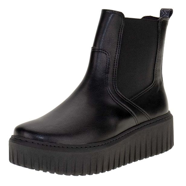 Bota Feminina Cano Baixo Via Marte 047009 PRETO 38