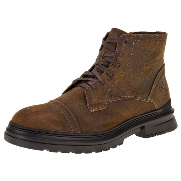 Bota Masculina Eron Democrata 528102 TABACO 40