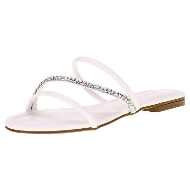 Tamanco Feminino Flat Via Marte  - 2320907 BRANCO 35