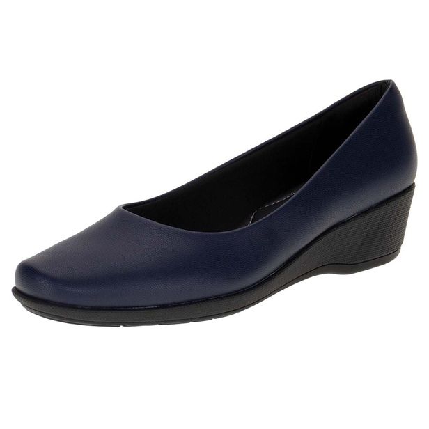 Sapato Feminino Anabela Piccadilly - 143133 MARINHO 39