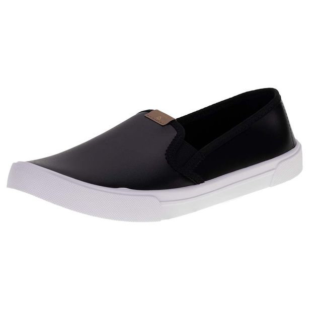 Tênis Feminino Slip On Moleca 5296530 PRETO 35