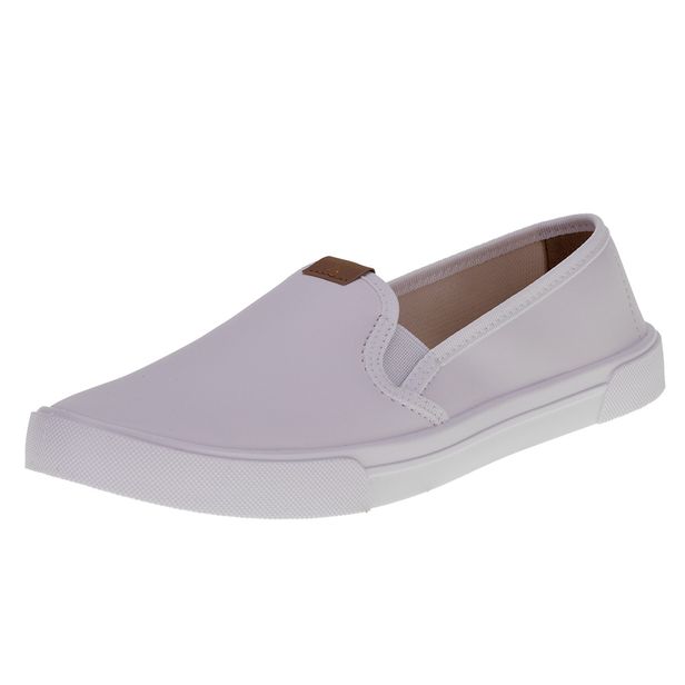 Tênis Feminino Slip On Moleca 5296530 BRANCO 35