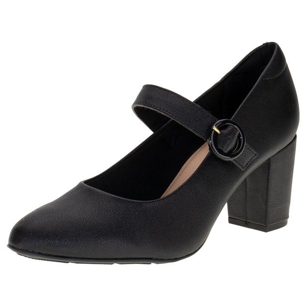 Sapato Feminino Salto Grosso Modare 7377106 PRETO 35