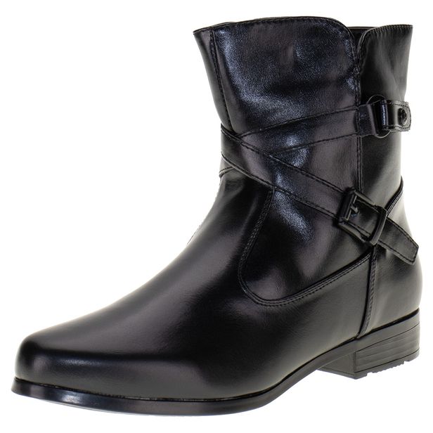 Bota Feminina Cano Baixo Mooncity 72323 PRETO 34