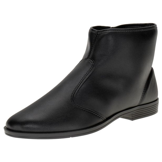 Bota Feminina Cano Baixo Moleca 5333100 PRETO 34