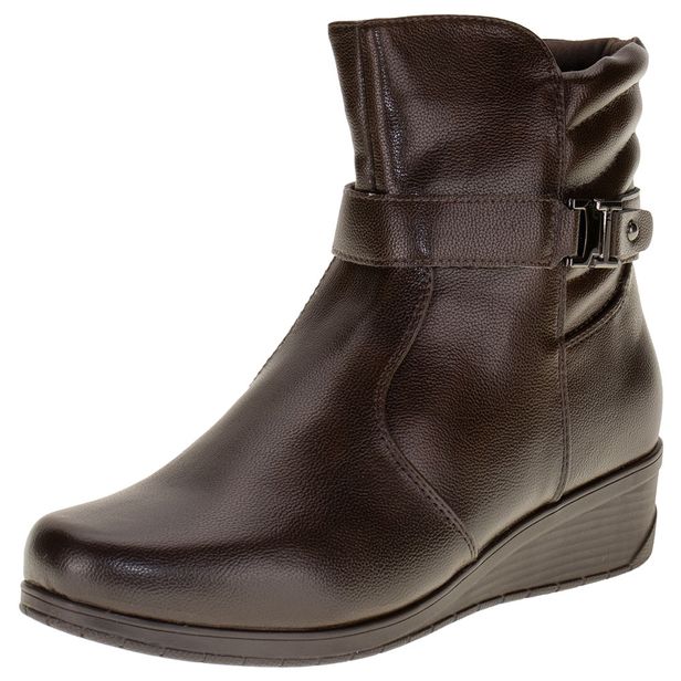 Bota Feminina Cano Baixo Mooncity 71106 CAFÉ 34