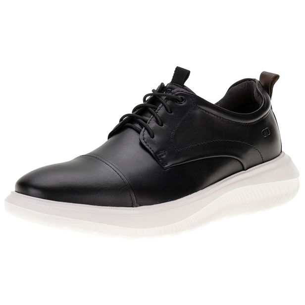 Sapato Masculino Collin Ultra Light Democrata 595102 PRETO 41
