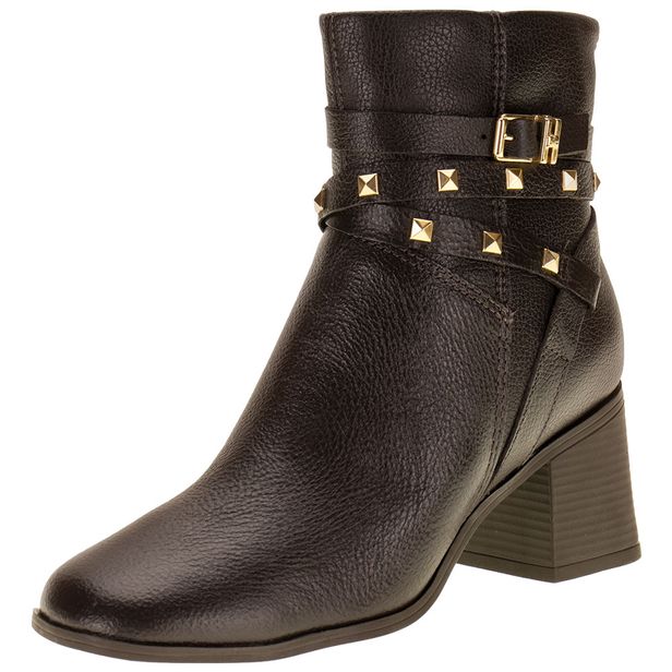 Bota Feminina Cano Baixo Bottero 361802 CAFÉ 35