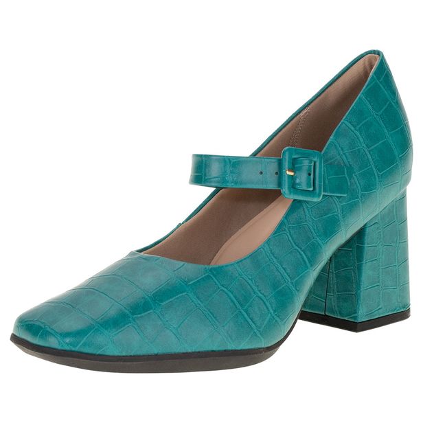 Sapato Feminino Salto Grosso Piccadilly 751003 VERDE 35