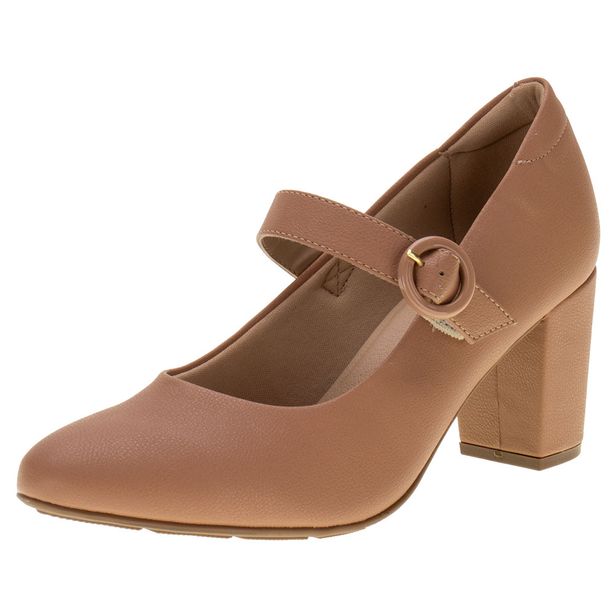 Sapato Feminino Salto Grosso Modare 7377106 SALMÃO 36