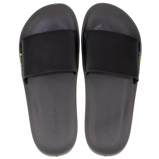 Chinelo Masculino Slide Speed Rider - 11766 PRETO/CINZA 37/38