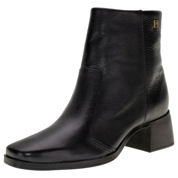 Bota Feminina Cano Baixo Pegada 282301 PRETO 39