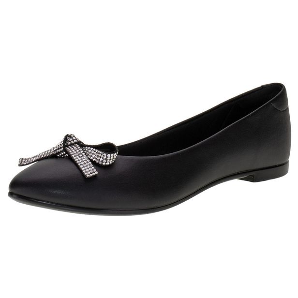 Sapatilha Feminina Flat Moleca 5635865 PRETO 34