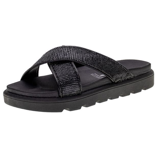 Tamanco Feminino Flat Vizzano 6459122 PRETO 34