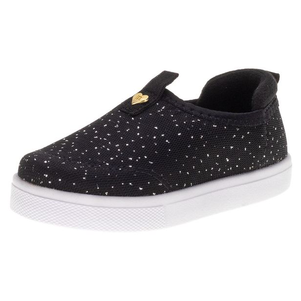 Tênis Infantil Baby Slip On Molekinha 2118570 PRETO 17
