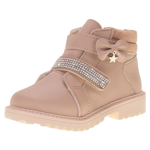 Bota Infantil Feminina Coturno Ortobaby 6220 ROSA 22