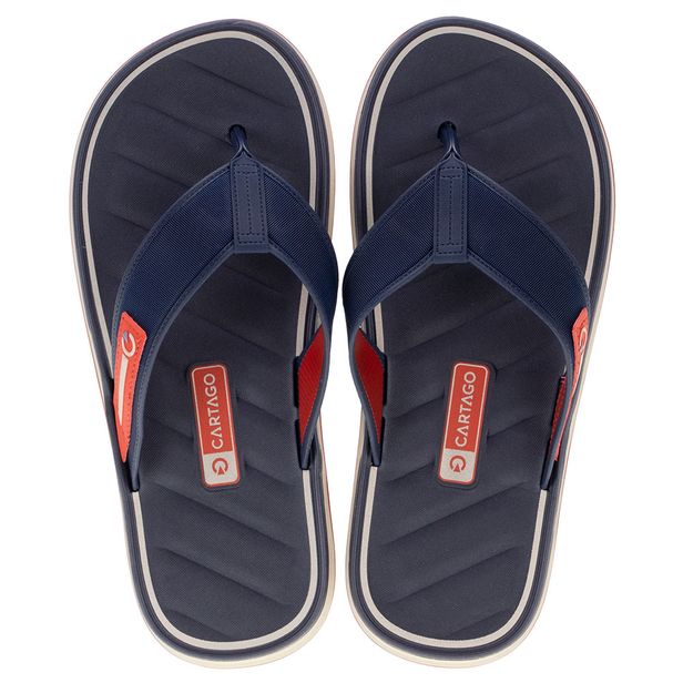 Chinelo Masculino Málaga Sport Cartago 12308 MARINHO 40