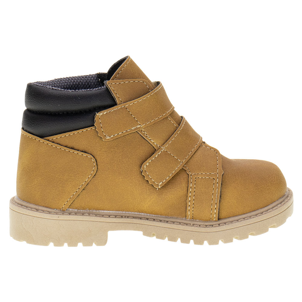 Bota Masculina Coturno Infantil Marrom Bota Infantil Masculina