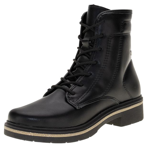 Bota Feminina Coturno Mississipi MA071 PRETO 34