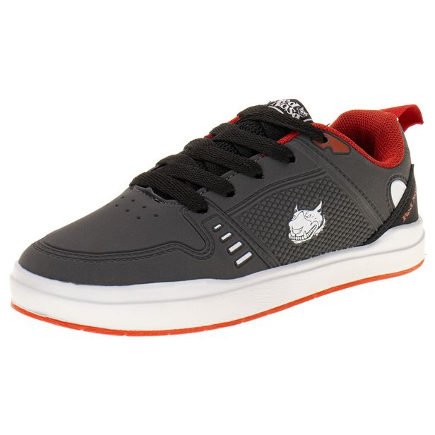 Tênis Infantil Masculino Jheypi Red Nose 289 CINZA/VERMELHO 29