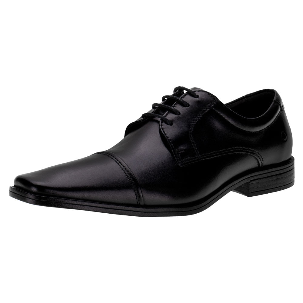 Sapato Masculino Social Vega Democrata 055201 PRETO cloviscalcados