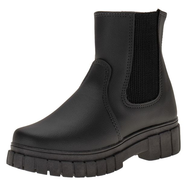 Bota Infantil Feminina Fuffy 16532 PRETO 30
