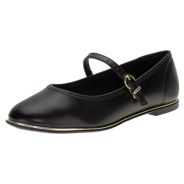 Sapatilha Feminina Flat Beira Rio 4311102 PRETO 34