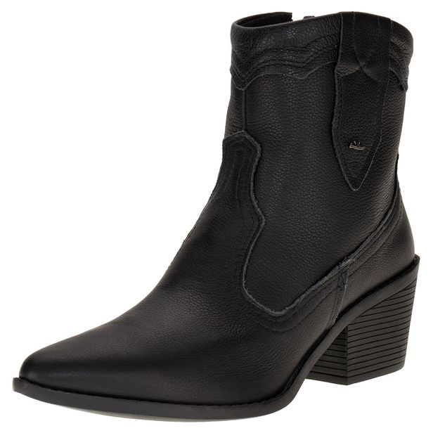 Bota Feminina Country Cano Baixo Dakota G6021 PRETO 34