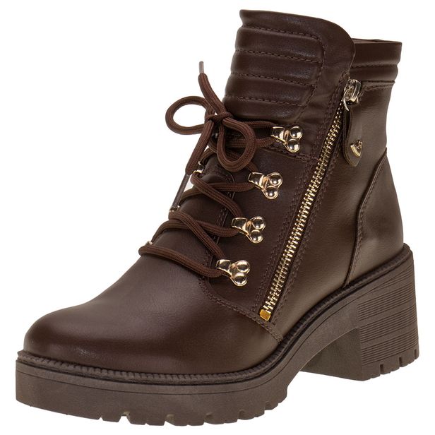 Bota Feminina Coturno Mississipi MI621A CAFÉ 35