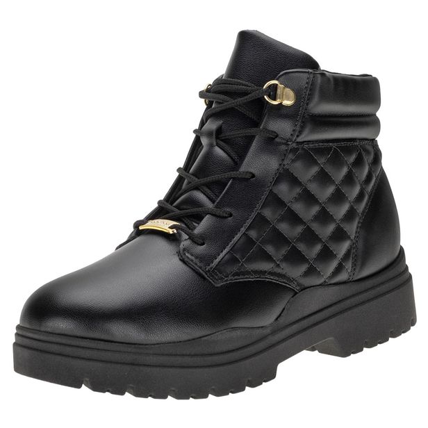 Bota Infantil Feminina Coturno Molekinha 2179201 PRETO 26