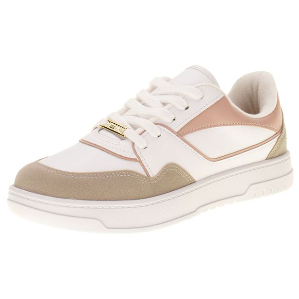 Tênis Feminino Casual Vizzano 1419105 BRANCO/ROSA 34