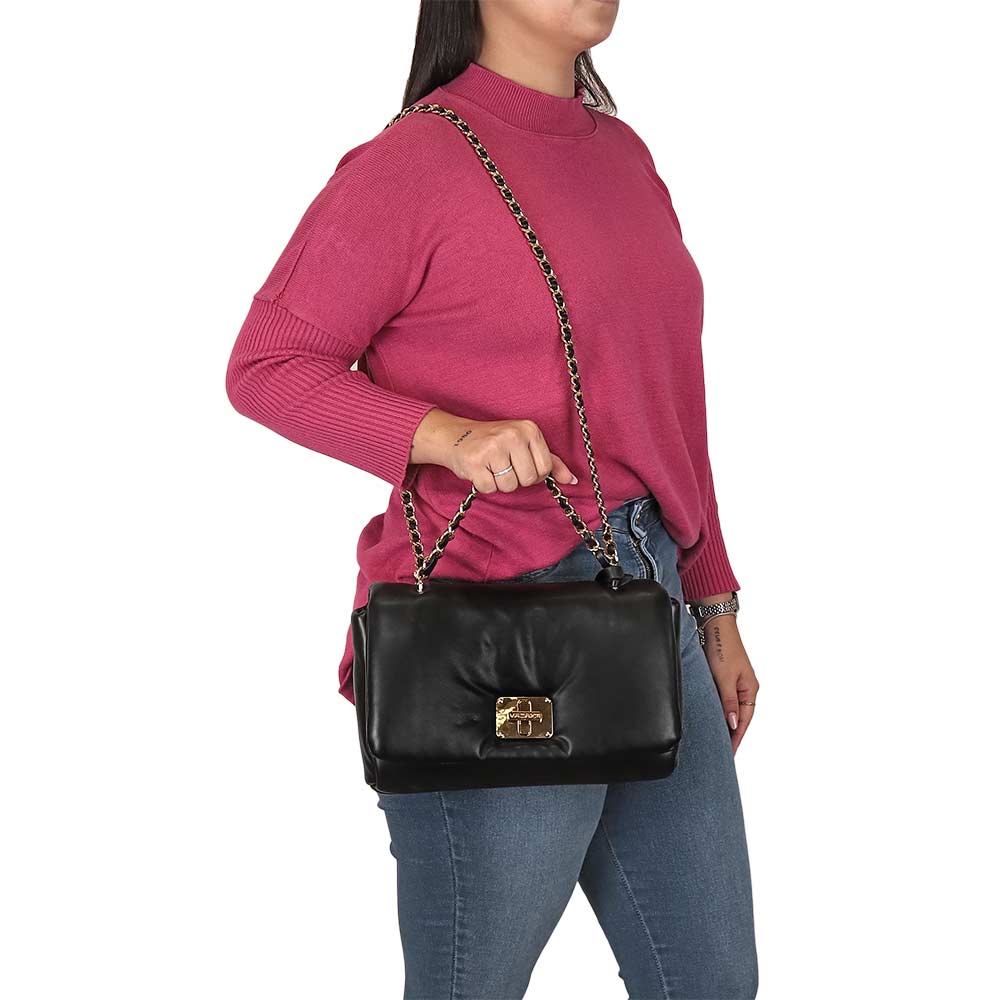 Bolsa Feminina Via Marte B1105 PRETO - Cloviscalcados