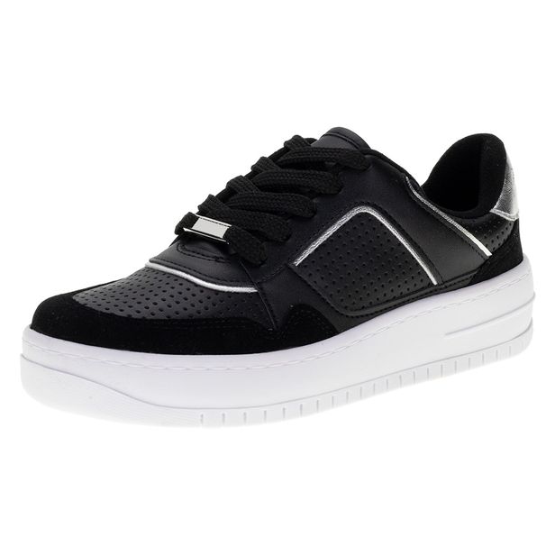 Tênis Feminino Casual Vizzano 1389114 PRETO/BRANCO 35