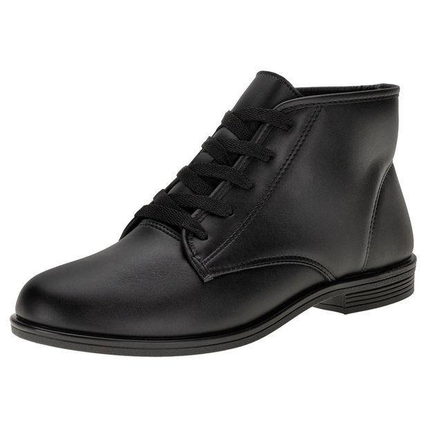 Bota Feminina Coturno Beira Rio 9085101 PRETO 34