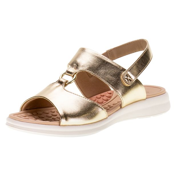 Sandália Feminina Flat Modare 7174114 OURO 35