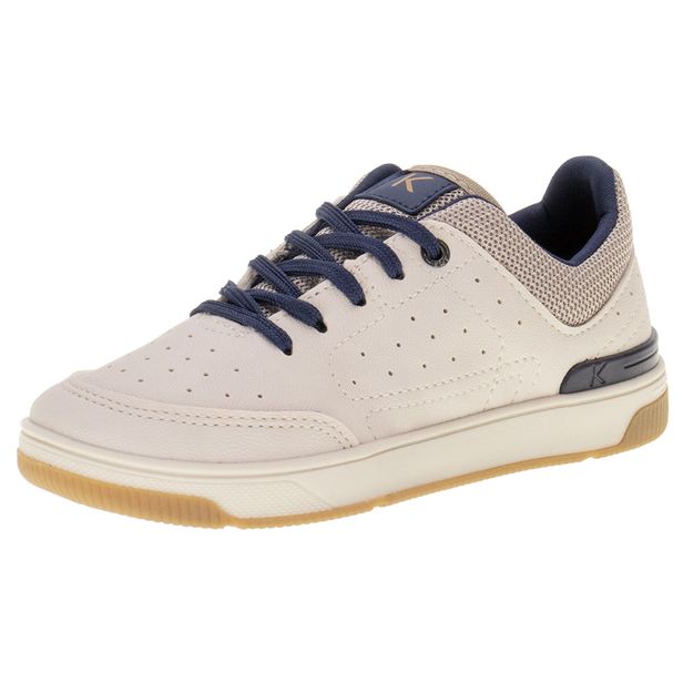 Tênis Infantil Masculino Firenze Respitec Kidy 0110371 NATURAL 28