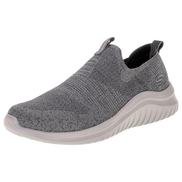 Tênis Masculino Slip On Ultra Flex 2.0 Skechers - 0232106 CINZA 01 38