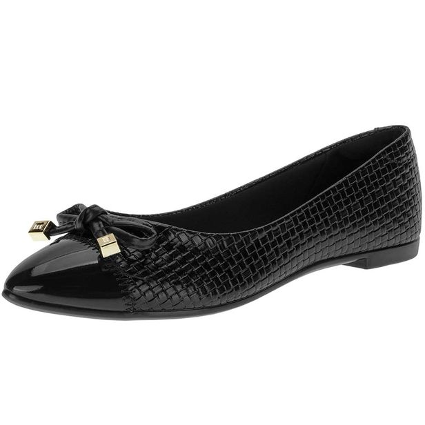 Sapatilha Feminina Flat Moleca 5635870 PRETO 37