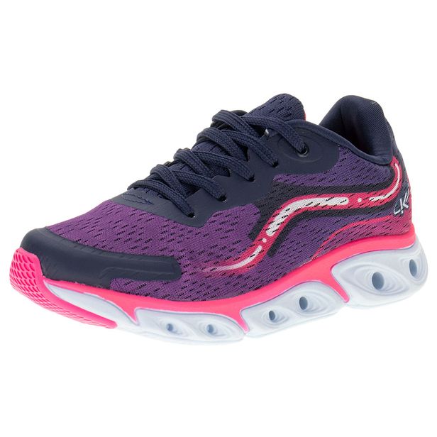 Tênis Infantil Feminino K-360 Energy Impulso Kidy 0376508 ROXO 28