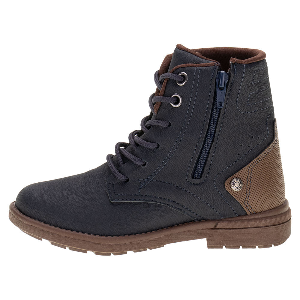 Bota Infantil Masculina Walk Kidy 0860109 MARINHO cloviscalcados