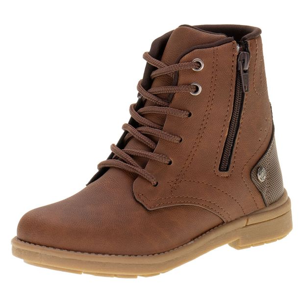 Bota Infantil Masculina Walk Kidy 0860109 CARAMELO 31