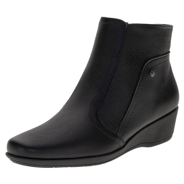 Bota Feminina Cano Baixo Piccadilly 143217 PRETO 34
